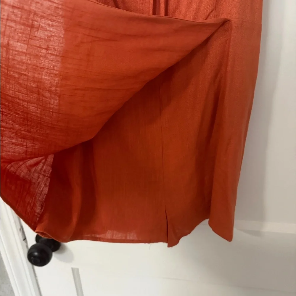 Lulu's Orange Jumpsuit - Picture 2 of 3